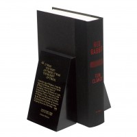 Jet Black Marble Bookends