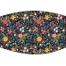 Black Floral Face Mask Black Floral Face Mask