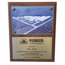Plexiglass Frame on Plaque