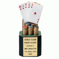 Resin Poker Trophy