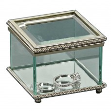 Square Hinged Glass Box