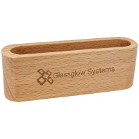 Beech Wood Business Card Holder