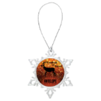 Clear Snowflake Ornament