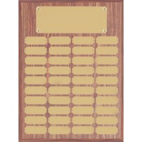 40-Plate Satin Perpetual Plaque 40-Plate Satin Perpetual Plaque