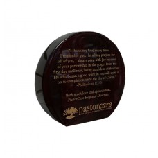 Round Rosewood Plaque Round Rosewood Plaque