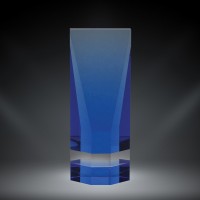 Blue/Clear Crystal Wedge