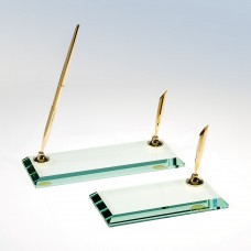 Single Pen Beveled Glass Stand