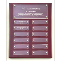 Rosewood High Gloss Perpetual Plaque