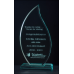 Flame Series acrylic award on acrylic base. Flame Series acrylic award on acrylic base.