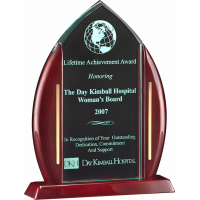 Flame Series Acrylic with gold accents Flame Series Acrylic with gold accents