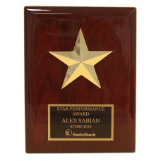 Star Casting on Piano Finish Plaque