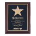 Cherry Finish Star plaque