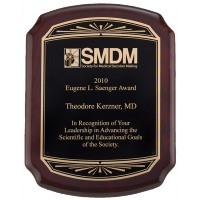 8 x 10 Sunburst Rosewood Plaque 8 x 10 Sunburst Rosewood Plaque